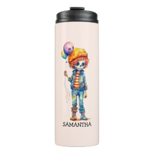 Garrafa Térmica Criança Adorável Zombie - Halloween Bonito (2)