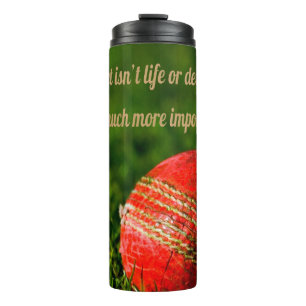 Garrafa Térmica Cricket Bola Vermelha Motivacional Divertido