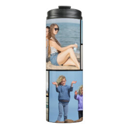 Garrafa Térmica Crie a sua própria colagem de 6 fotos