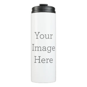 Garrafa Térmica Crie o seu próprio Tumbler térmico cilíndrico