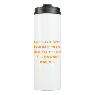 Garrafa Térmica Crie Seu Próprio Tumbler Térmico de 12oz