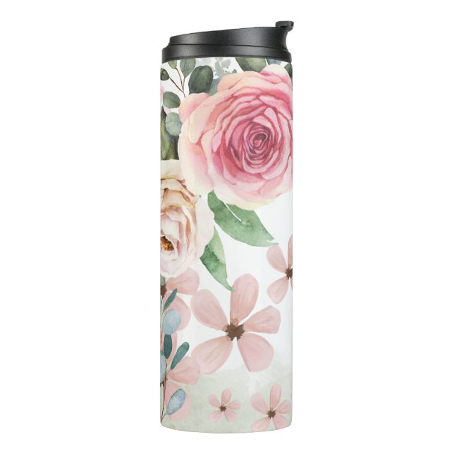 Garrafa Térmica Crie seus próprios Rosas e flores selvagens (Giro à esquerda)