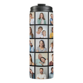 Garrafa Térmica Crie Sua Própria Colagem De Fotos 25