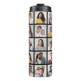 Garrafa Térmica Crie Sua Própria Colagem De Fotos 25