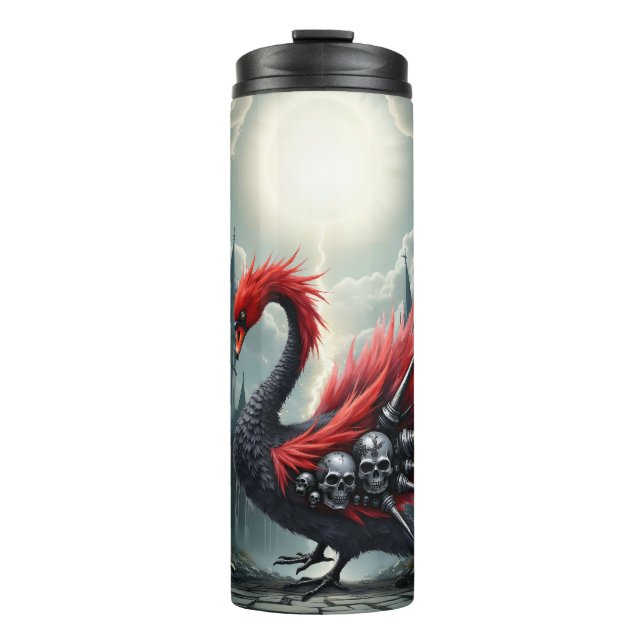 Garrafa Térmica Crimson Cathedral Swan. (Frente)