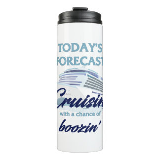 Garrafa Térmica Cruzin' e Bebendo Caneca Térmica Divertida para Cr