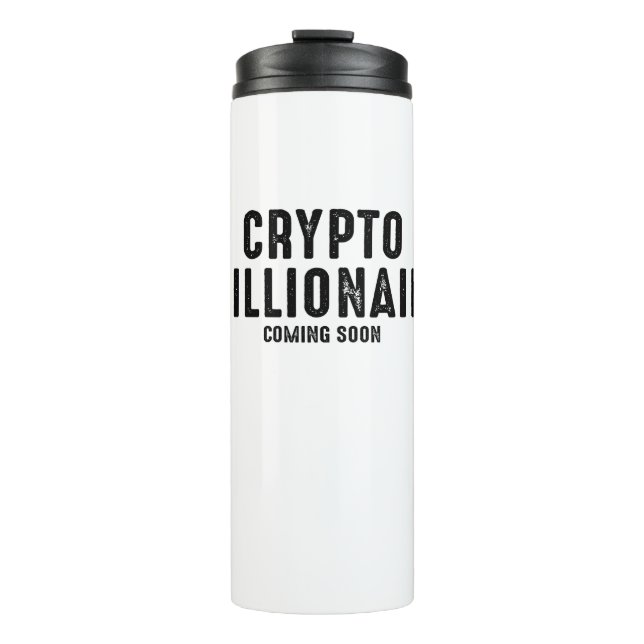 Garrafa Térmica Crypto Millionaire em breve (Frente)