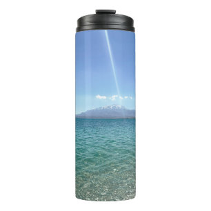 Garrafa Térmica Crystal Water View Blue Sky Beach Vibe Peaceful