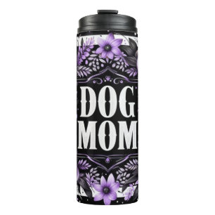 Garrafa Térmica Cue Mães Cachorro Púrpura Flores do Lover