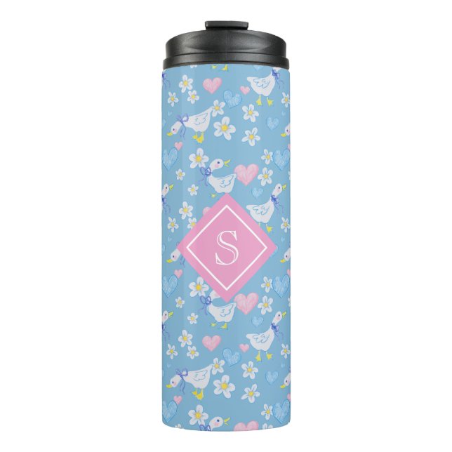 Garrafa Térmica Cuja Vintagem Nacional Geese Monograma (Frente)