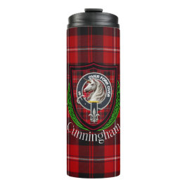 Garrafa Térmica Cunningham Scottish Clan Tartan & Crest