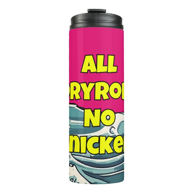 Garrafa Térmica Custa-me a bebida do Swimmer (Frente)