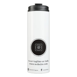 Garrafa Térmica Custom Business Logo Promotional Branding Design