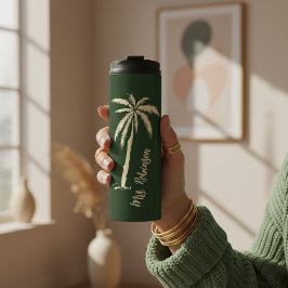 Garrafa Térmica Custom Honeymoon Tumbler for Traveling Her and Him