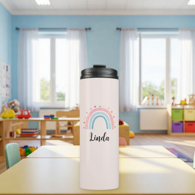 Garrafa Térmica Custom rainbow thermal bottle for kids (Criador carregado)