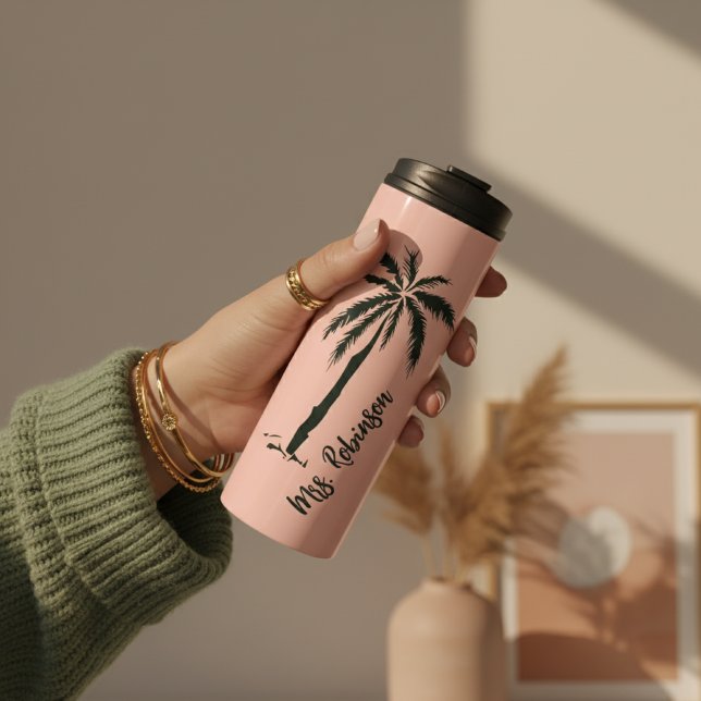 Garrafa Térmica Custom Wedding Tumbler for Newlywed Bride & Groom (Custom Mr and Mrs Wedding Tumbler for Husband, Wife, Newlyweds, Traveling Couples & Anniversary Gift)