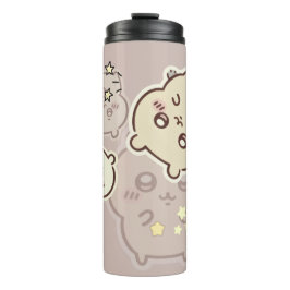 Garrafa Térmica Cute Aesthetic Cream Bear Travel Mug | Minimalist