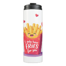 Cute Batata Frita de Dia dos Namorados Trocadilho