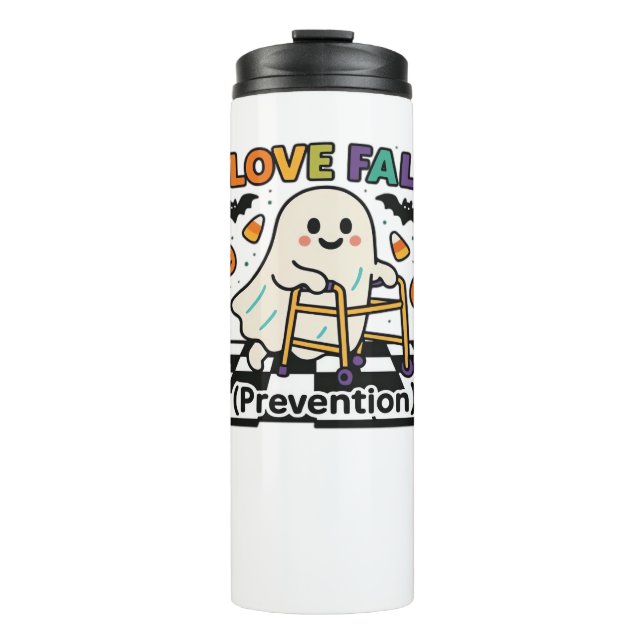 Garrafa Térmica Cute I Love Quall Prevention Physical Therapy Ghos (Frente)