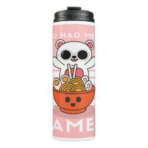 Garrafa Térmica Cute Kawaii Ramen