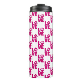 Garrafa Térmica Cute Pet Lover Thermal Tumbler - Unique Commuter 