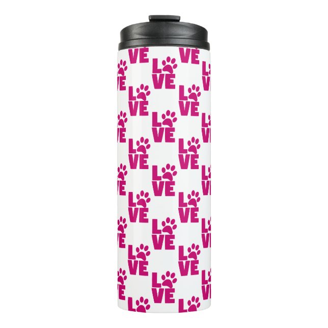 Garrafa Térmica Cute Pet Lover Thermal Tumbler - Unique Commuter  (Frente)