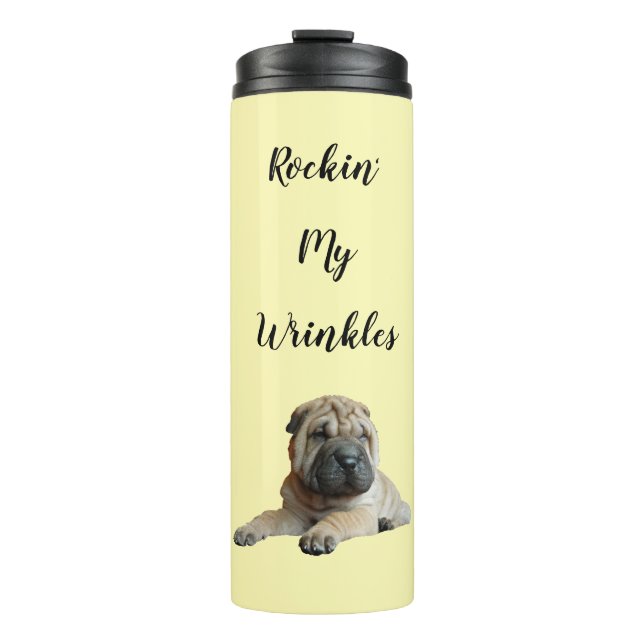 Garrafa Térmica Cute Shar Pei Tumbler (Frente)