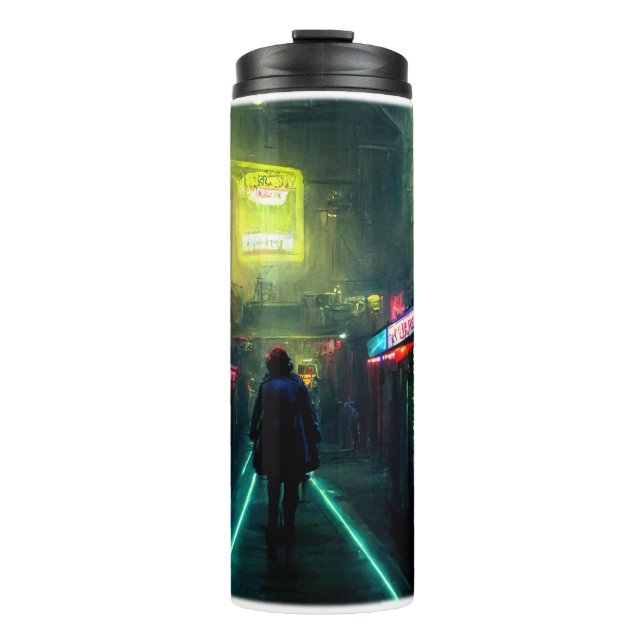 Garrafa Térmica Cyberpunk Street Thermal Tumbler (Frente)