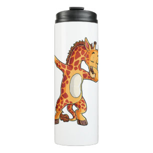Garrafa Térmica Dabbing Giraffe T shirt Girafas Funny Dab Dance T
