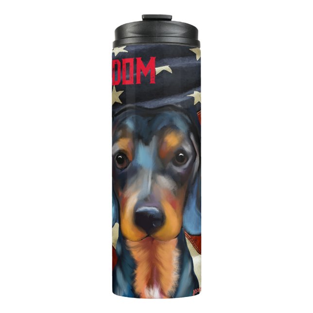 Garrafa Térmica Dachshund      (Frente)