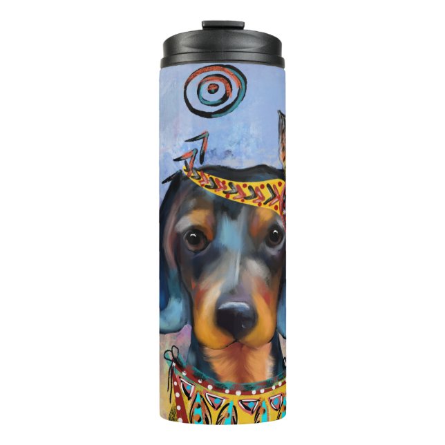 GARRAFA TÉRMICA DACHSHUND   (Frente)