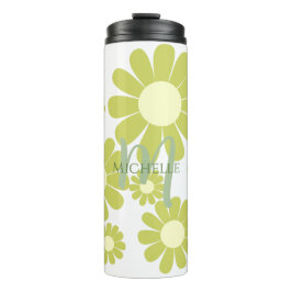 Garrafa Térmica Daisy Green Monograma