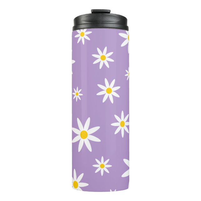 Garrafa Térmica Daisy Thermal Tumbler Roxo (Frente)