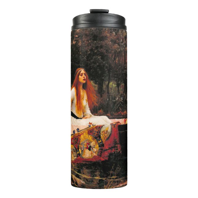 Garrafa Térmica Dama de Shalott de Waterhouse (Frente)