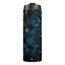 Damasco preto e azul