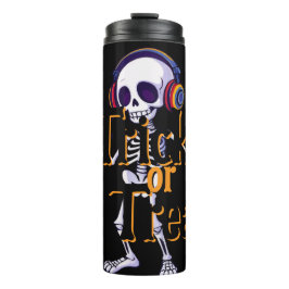 Garrafa Térmica Dança de esqueleto de Halloween - Neon Tee