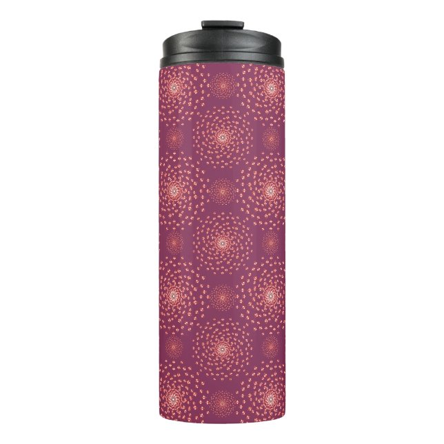 Garrafa Térmica Dancing Galaxy Cosmic Drinkware Pattern (Frente)