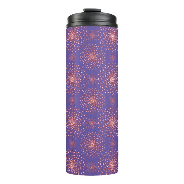 Garrafa Térmica Dancing Galaxy Cosmic Drinkware Pattern (Frente)