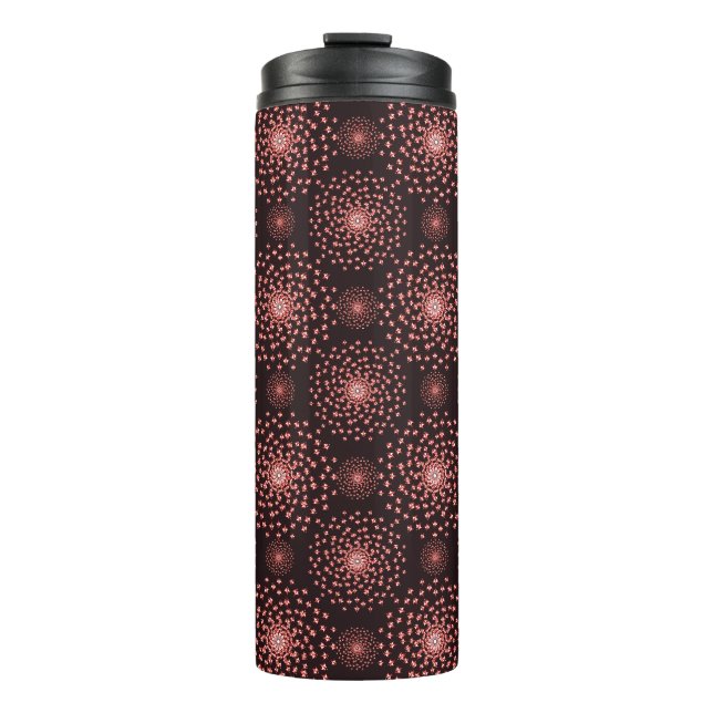 Garrafa Térmica Dancing Galaxy Cosmic Drinkware Pattern (Frente)