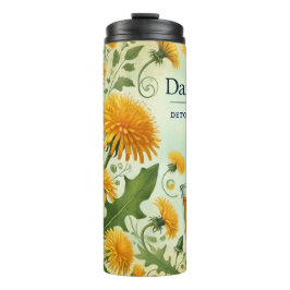Garrafa Térmica Dandelion Tea Design AI art