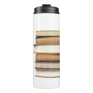 Garrafa Térmica Dark Academia Antique Books