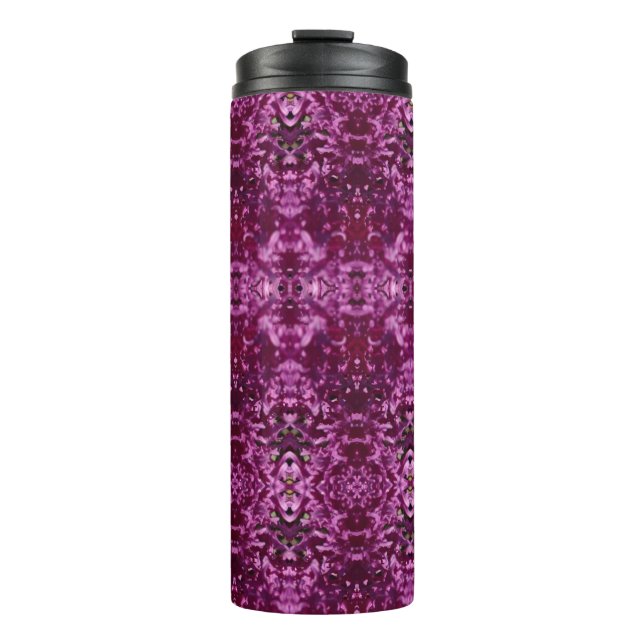 Garrafa Térmica Darker Cabbage Ikat Pouf (Frente)