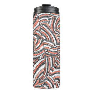 Garrafa Térmica Darya   Arte Termo Copos Tumbler Abstratos Desenha
