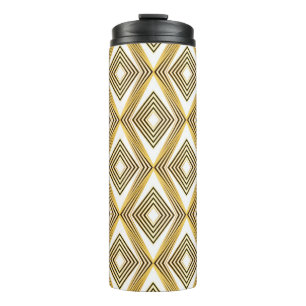 Garrafa Térmica Deco de Arte Geométrica de Fundo abstrato