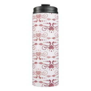 Garrafa Térmica Deco de arte, papel de parede elegante.