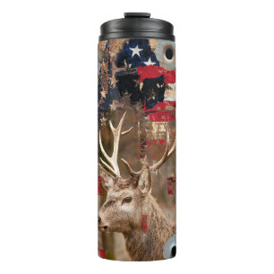 Garrafa Térmica Deer Hunter American Flag