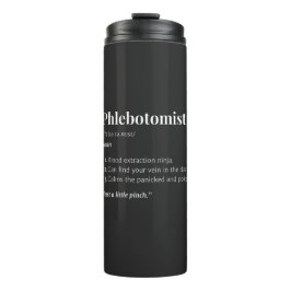 Garrafa Térmica Definição Phlebotomist - Tecnologia Engraçada de D