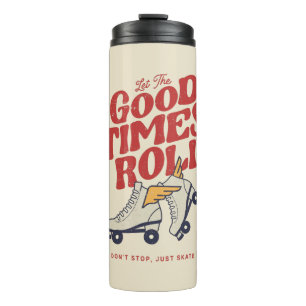 GARRAFA TÉRMICA DEIXE OS BONS TEMPOS ROLAREM O SKATE ROLLER DE RET