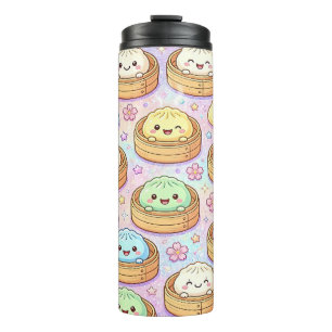 Garrafa Térmica Deliciosos Bolinhos Kawaii Brilhantes