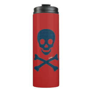Garrafa Térmica Denim Skull